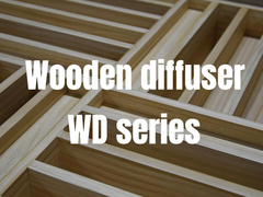 เครื่องกระจายเสียง QRD แบบไม้ทรงสี่เหลี่ยม ที่เพิ่มการกระจายเสียงสําหรับสตูดิโอ