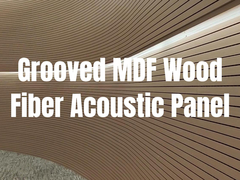 15mm 18mm 21mm แผ่นผนังไม้เสียงกระจกสําหรับตกแต่งซึมเสียง