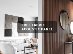 แผ่นเสียงไม้สล็อตที่ใช้งานได้และมีสไตล์ เพื่อปรับปรุงเสียง