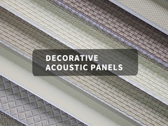 สีที่กําหนดเอง แผ่นเสียง PET ด้วยผิวหนังสําหรับตกแต่งผนัง