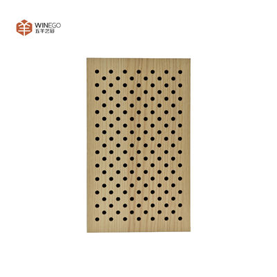 พรีเมียมและความหนาแน่นสูง MDF แผ่นเสียง perforated สําหรับห้องประชุมสํานักงาน